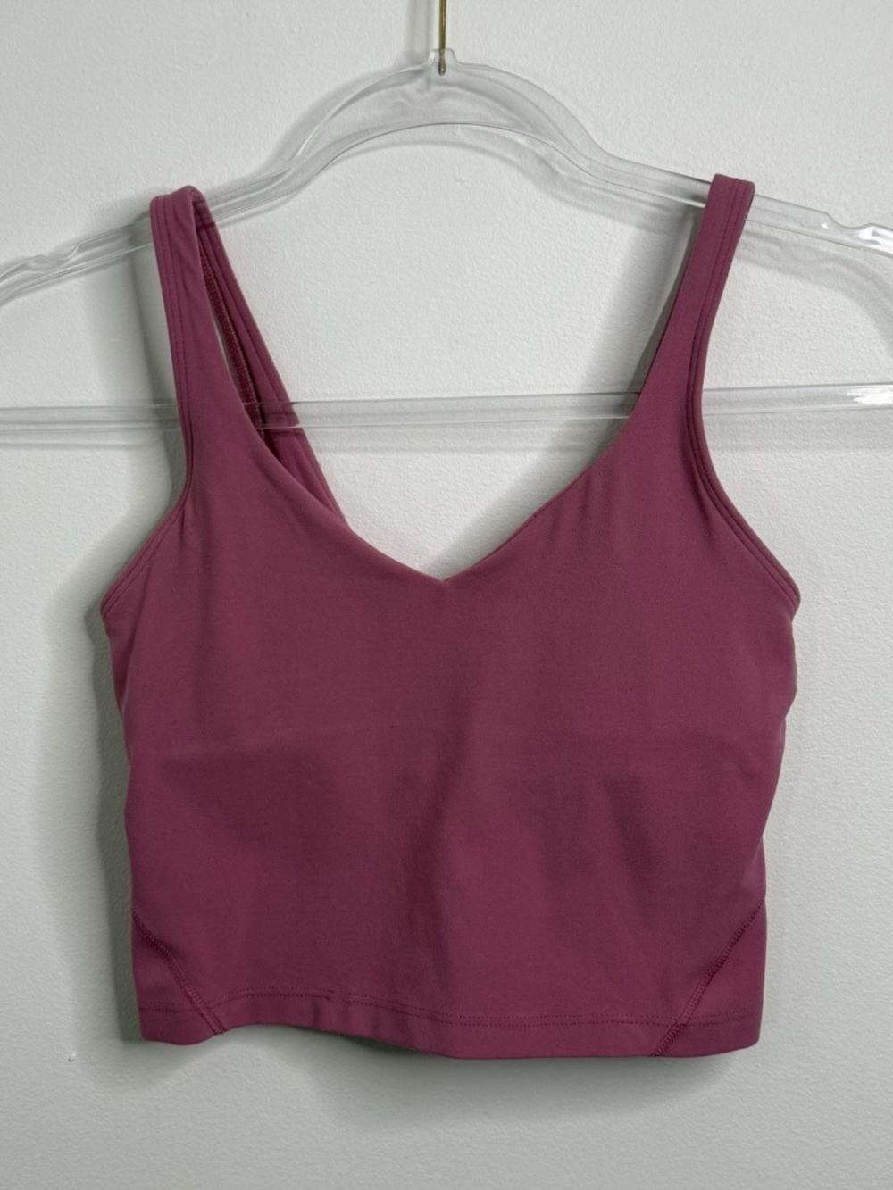 Lululemon Size 2 Align Tank Top Pink Mouve Soft Yoga Pilates Gym